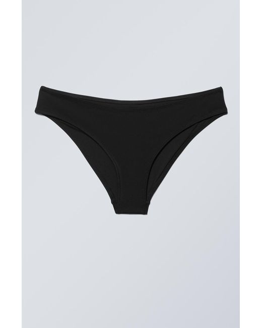 Weekday Black Schlichtes Bikinihöschen