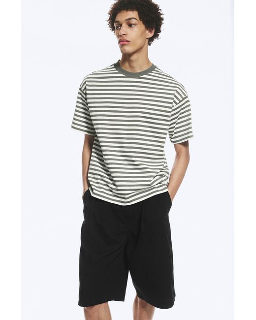 Weekday Blue Loose Fit T-Shirt for men