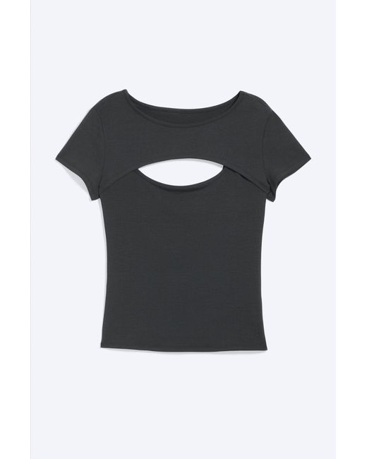 Weekday Black Layered Two-Piece Bolero Top
