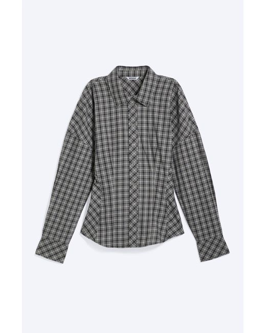 Weekday Black Waisted A-Line Shirt