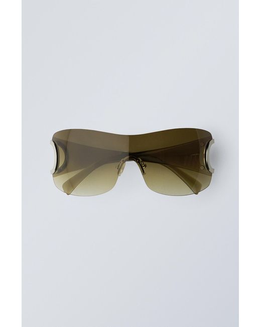 Weekday Green Motion Sunglasses for men