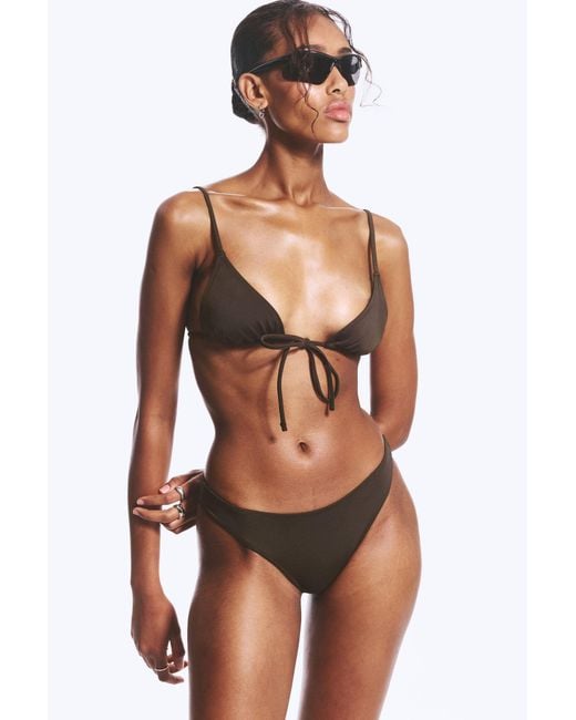 Weekday Brown Scoop Bikini Bottoms