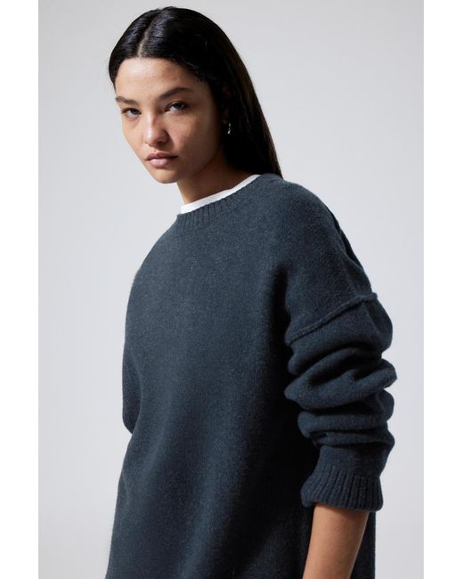 Weekday Blue Oversized-Wollpullover Eloise