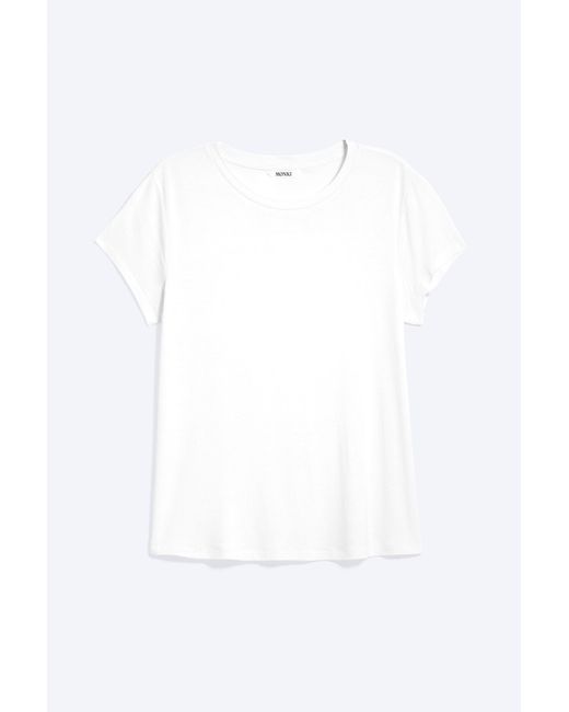 Monki White Regular Fit Viscose Shirt
