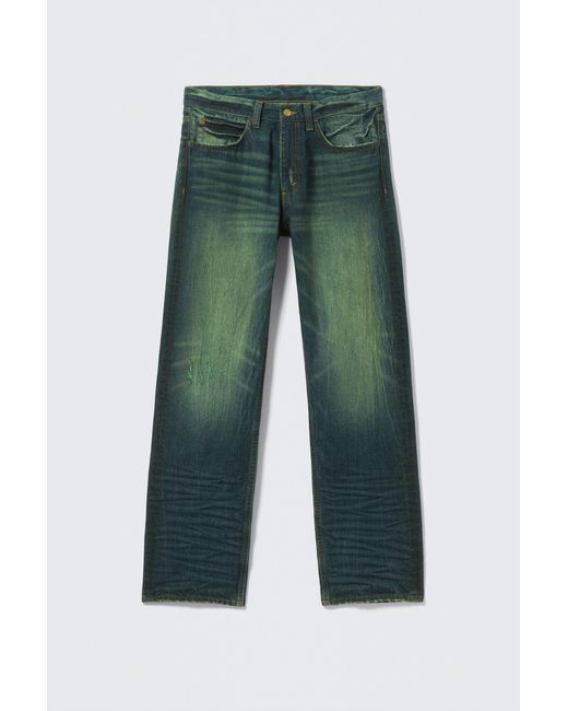 Cheap Monday Blue Anti Low Waist Regular Straight Jeans for men