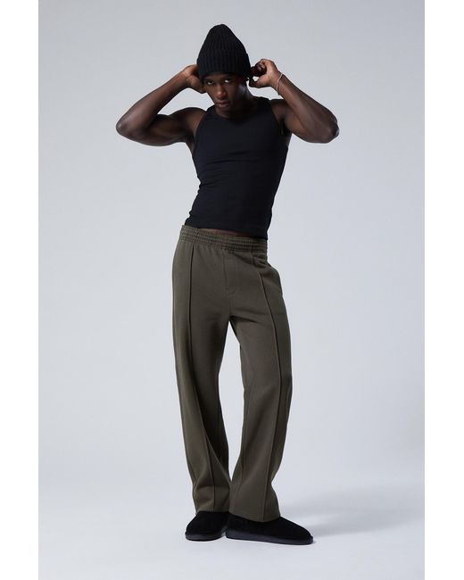 Weekday Black Ken Tracksuit Sweatpants for men