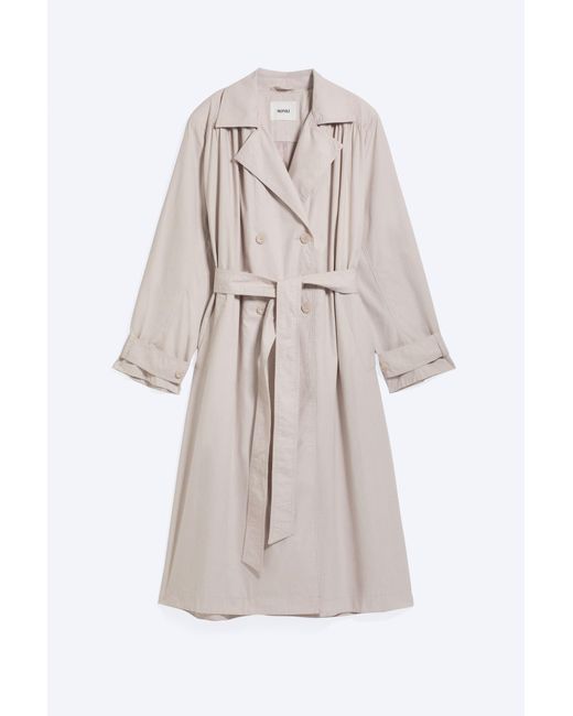 Monki White Oversized Trenchcoat