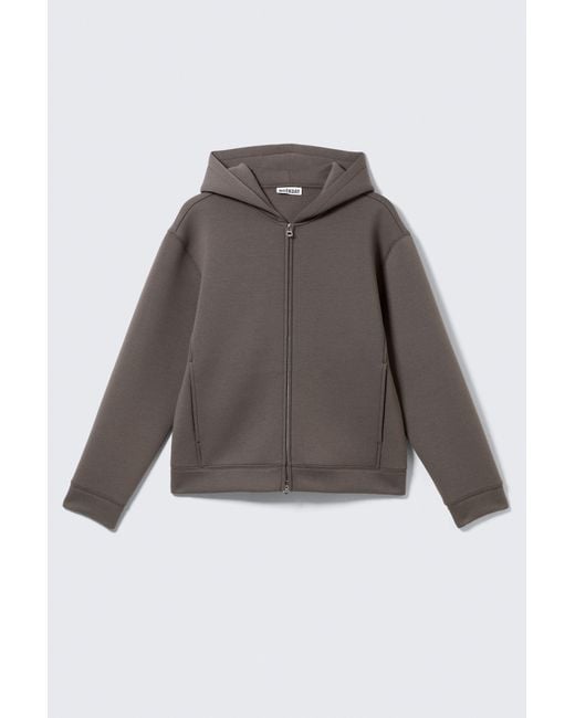 Weekday Multicolor Scuba Zip Hoodie for men