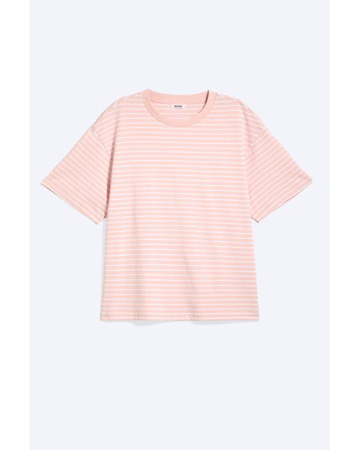 Monki Red Boxy Cotton T-Shirt