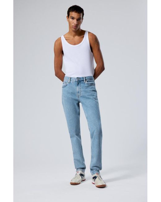Weekday Slim Tapered Jeans "Sunday" in Blue für Herren