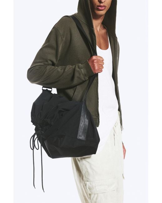 Weekday Black Drawstring Crossbody Bag