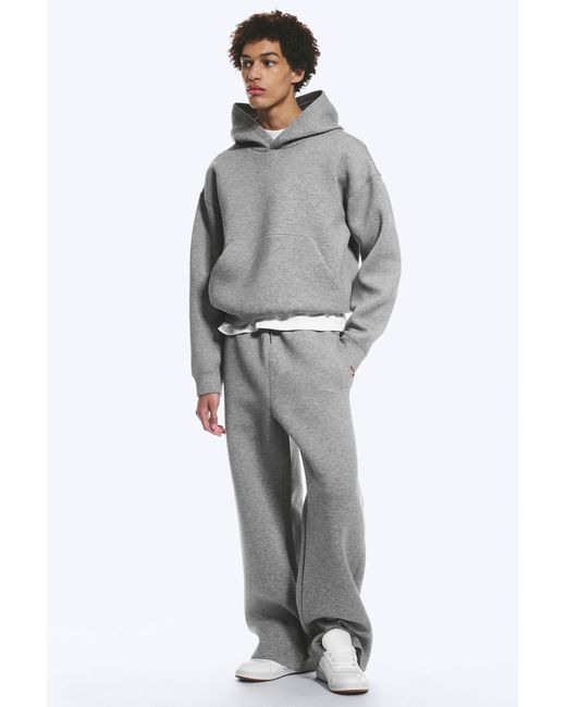 Weekday Gray Simon Scuba Hoodie for men