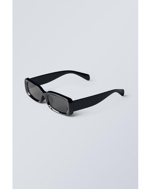 Weekday Black Sonnenbrille Cruise Mit Eckigen Gläsern