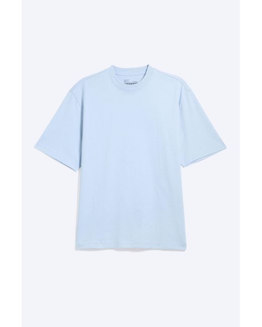 Weekday Blue Relaxed Fit T-Shirt for men