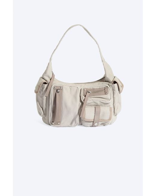 Weekday Black Multi-Pocket Shoulder Bag