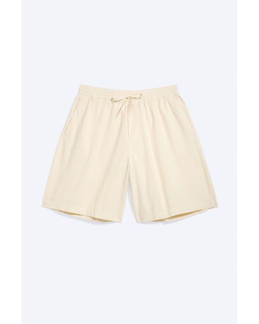Weekday Green Linen-Blend Shorts for men