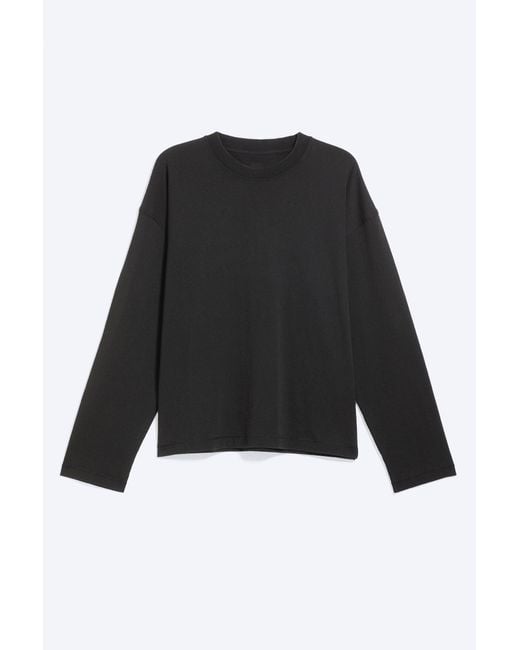 Weekday Black Oversized Long-Sleeved Boxy for men