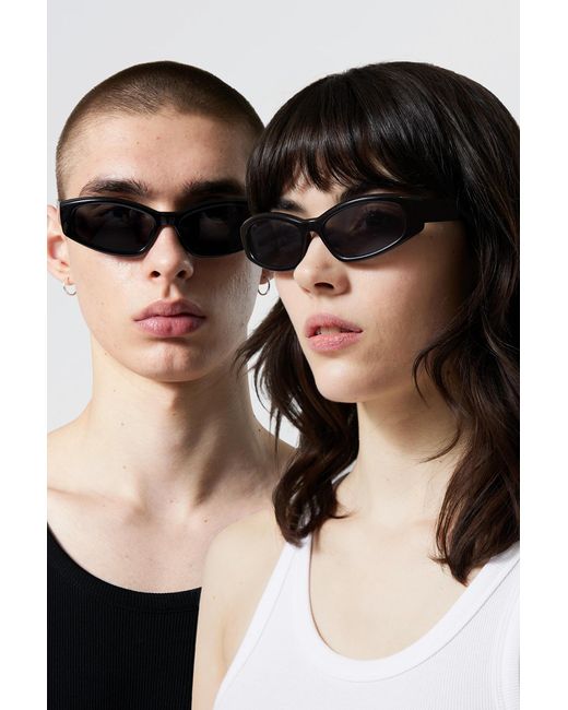 Weekday Gray Slide Sunglasses for men
