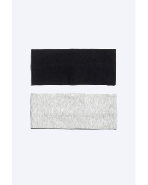 Weekday Black 2-Pack Wide Headband
