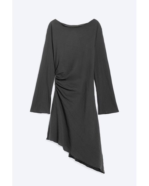 Weekday Black Open Back Mini Dress