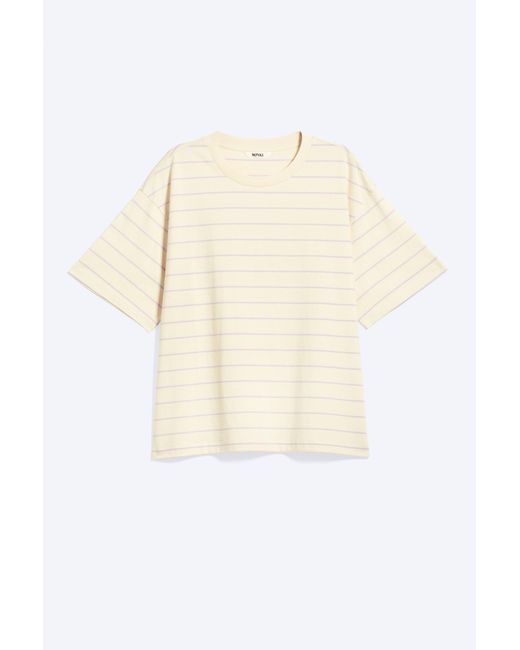 Monki Natural Boxy Cotton T-Shirt