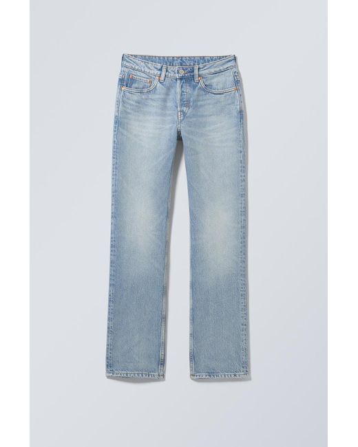 Weekday Blue Jeans Pin Mit Geradem Bein