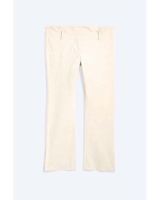 Monki Black Low Rise Capri Trousers