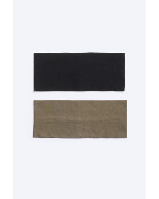 Weekday Black 2-Pack Wide Headband