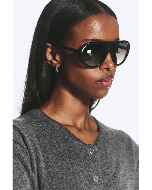 Weekday Pilotenbrille in Black für Herren