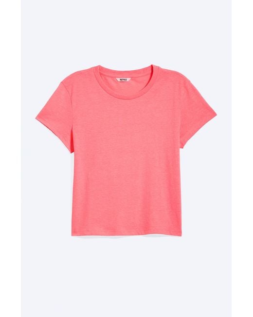 Monki Pink Regular Fit Mini T-Shirt