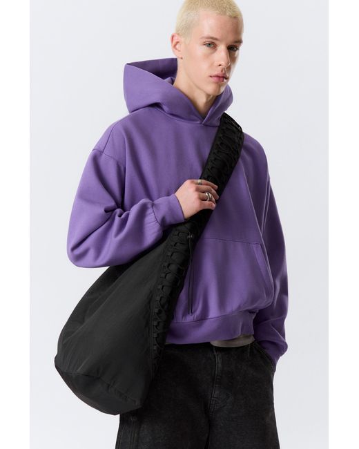 Weekday Black Dawa Drawstring Shoulder Bag