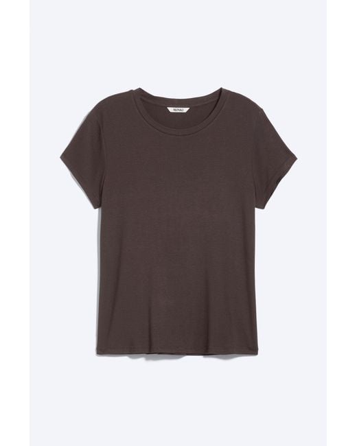 Monki Black Regular Fit Viscose Shirt