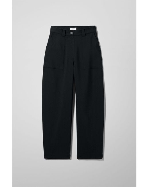 Weekday Synthetic Quinn Trousers in 