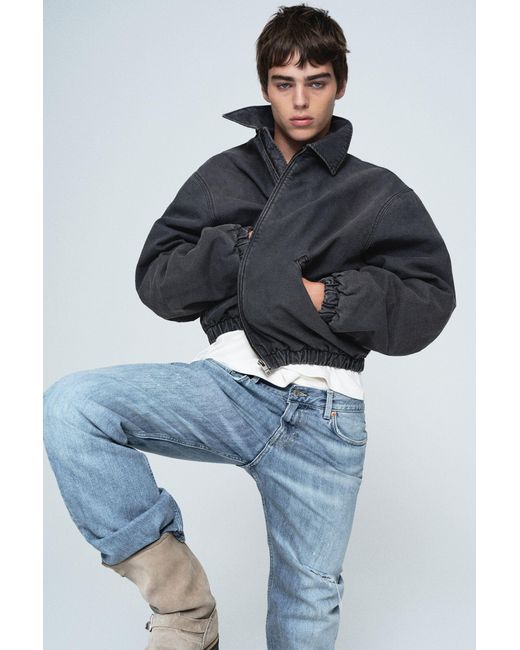 Weekday Blue Transitional Jacket for men