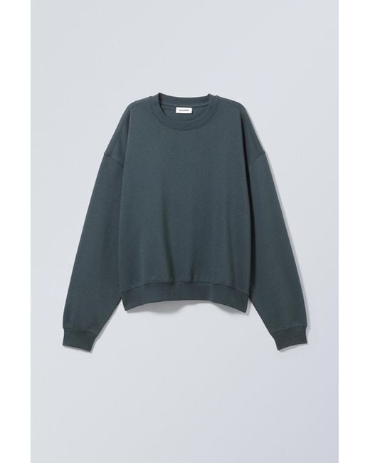 Weekday Gray Essence Standard Sweatshirt