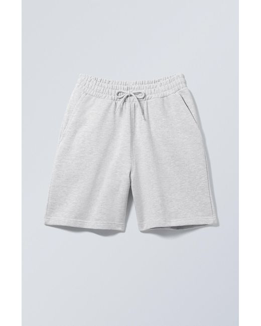 Weekday Gray Relaxed Terry Shorts for men
