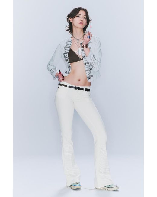 Cheap Monday Blue Booty Bei Low Waist Skinny Bootcut Jeans