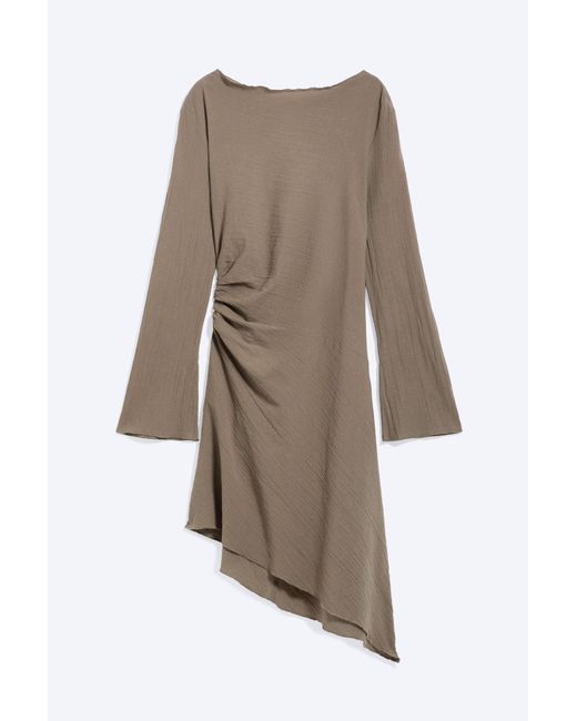 Weekday Natural Open Back Mini Dress