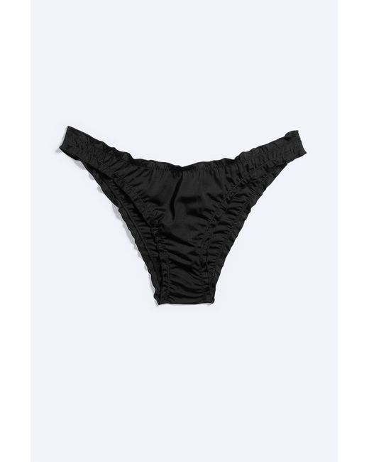 Weekday Black Frill Bikini Bottoms
