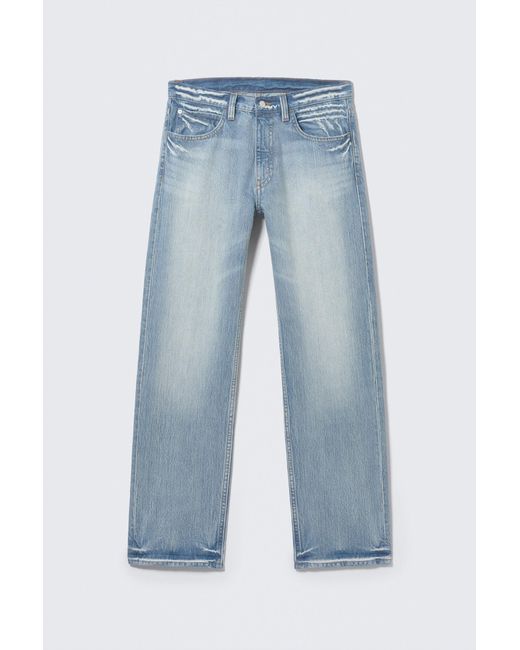 Cheap Monday Blue Anti Low Waist Regular Straight Jeans for men