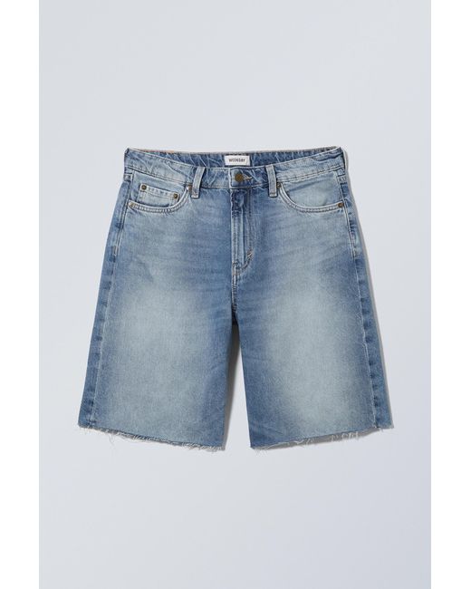 Weekday Blue Monterey Denim Shorts