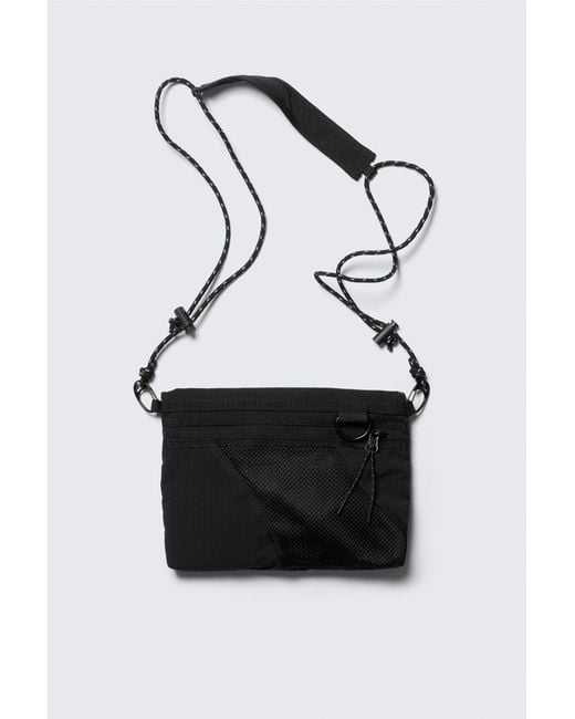 Weekday Black Mini Utility Crossbody Bag