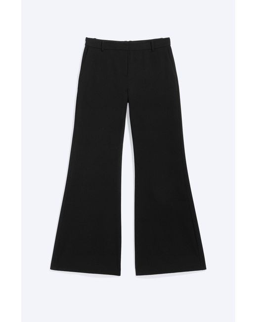 Weekday Black Flared Suit Trousers
