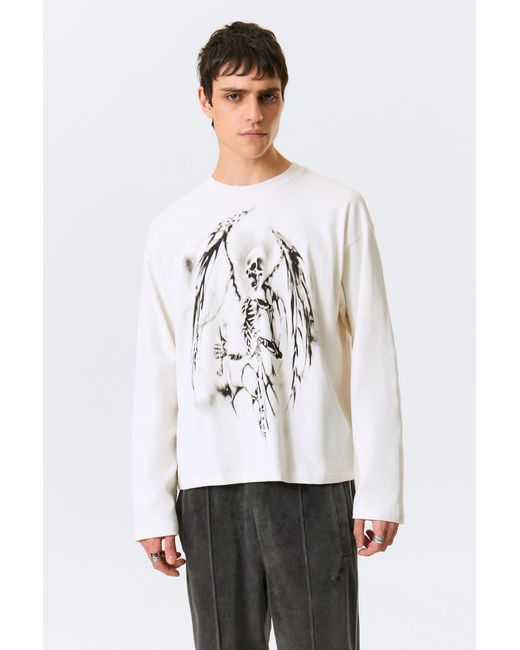Weekday Multicolor Great Boxy Graphic Long Sleeve T-shirt for men