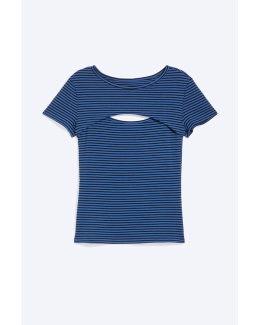 Weekday Blue Layered Two-Piece Bolero Top