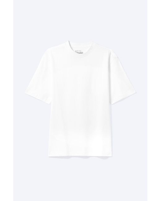 Weekday White Relaxed Fit T-Shirt for men