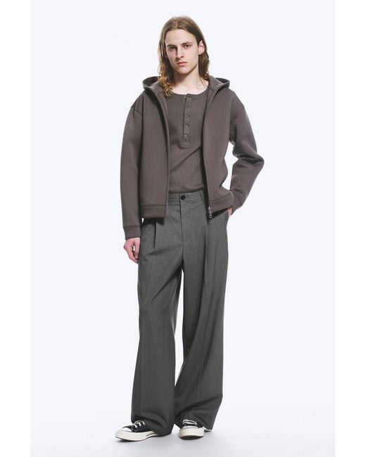 Weekday Multicolor Scuba Zip Hoodie for men