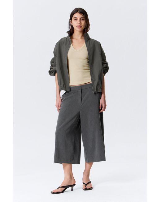Weekday Multicolor Hanne H Capri Suiting Trousers