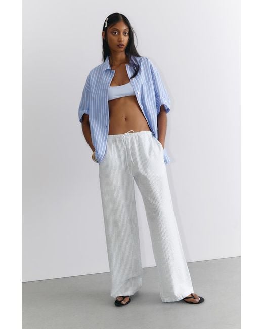 Monki Gray Entspannte Schlupfhose Mit Niedrigem Bund
