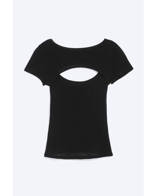Weekday Black Layered Two-Piece Bolero Top